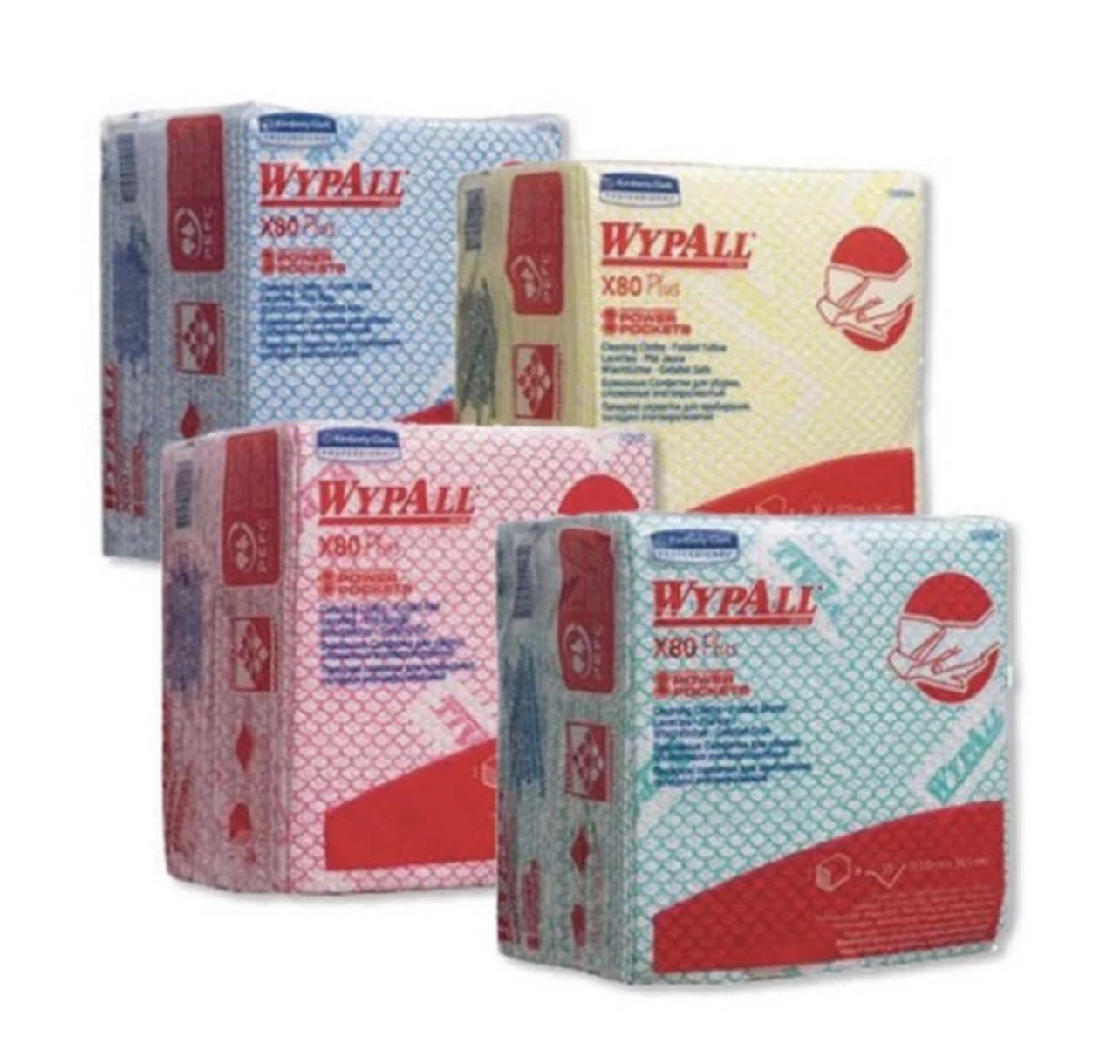 WYPALL® X80 Plus Colour-Coded Wipers (30 sheets) (Direct Food Contact Approved)