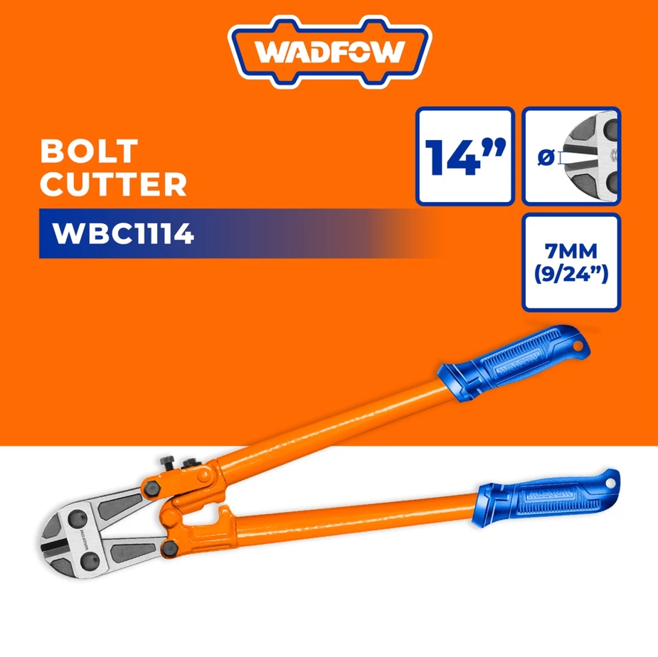 WADFOW BOLT CUTTER CR-V STEEL BLADE (14" X 350MM) (WBC1114)