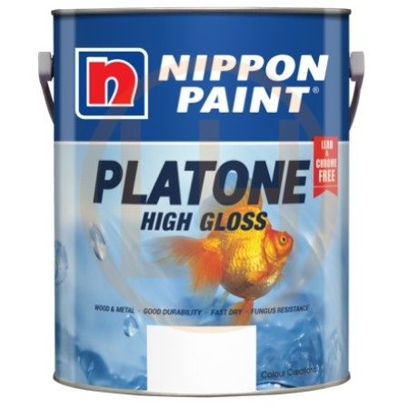 Ocha - Nippon Platone High Gloss Paint ( 5 liter )- Signal Red 6613 FREE DELIVERY SEMENANJUNG MALAYSIA