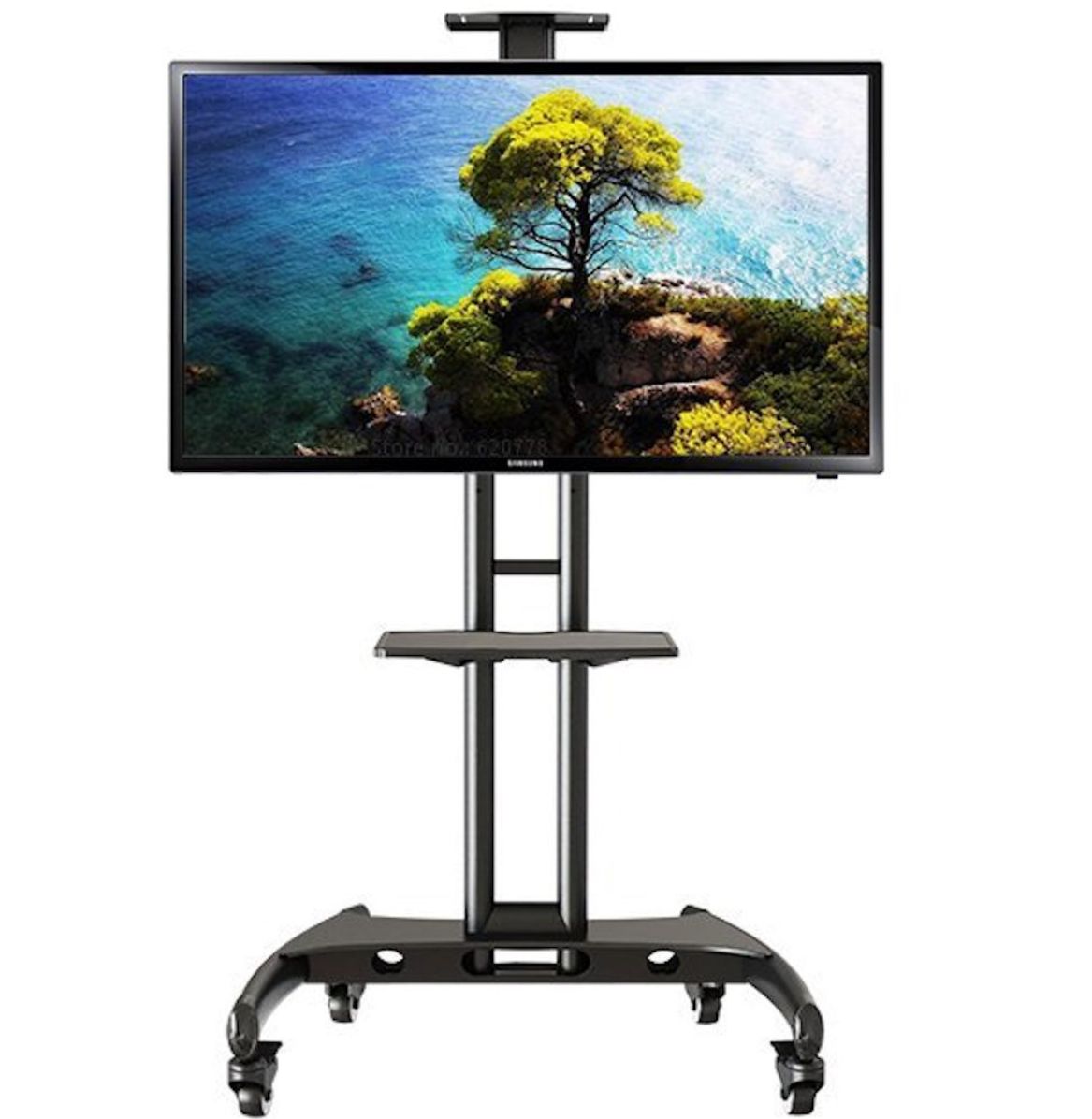 Ducame NB 32 to 65 Inch Portable TV Trolley Stand Mount Bracket AVA1500-60-1P Heavy Duty