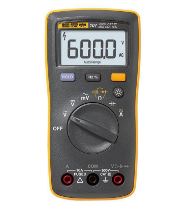 FLUKE-107 ESP Fluke 107 Cat Iii 600v Dmm Esp