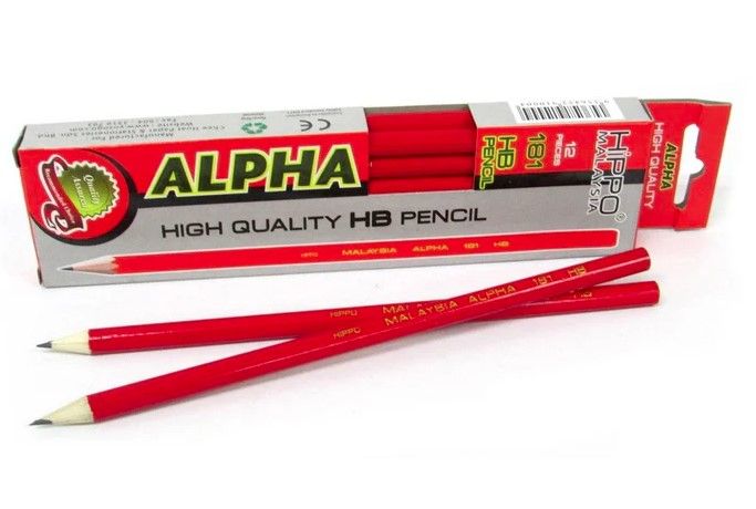 HIPPO ALPHA 181 HB PENCIL - 12PCS/BOX