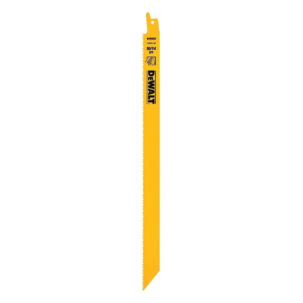 Dewalt 12IN 10/14TPI STGT BK BLD-5PK