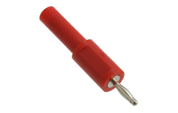 Fluke PJKPL 72914-2 4mm Banana Jack To 2mm Banana Plug Adapter,10/pkg (red)