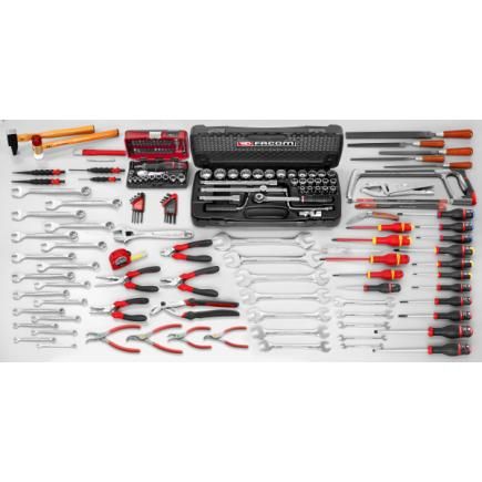 FACOM JET6.M130A - SET CM.130A WITH 6 DRAWER ROLLER CABINET JET.6GM3 (169 PCS)