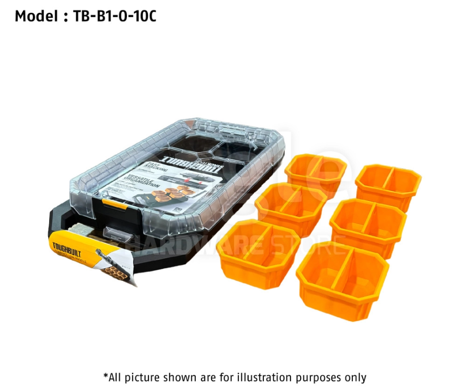 TOUGHBUILT TB-B1-O-10C STACKTECH COMPACT LOW PROFILE ORGANIZER