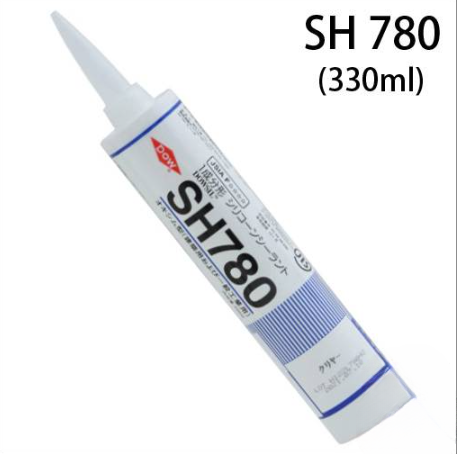 TORAY SH 780 SILICONE SEALANT CLEAR BLACK WHITE GREY ALUMINUM 330ML BY DOW CORNING DOWSIL SH780 NEUTRAL CURE
