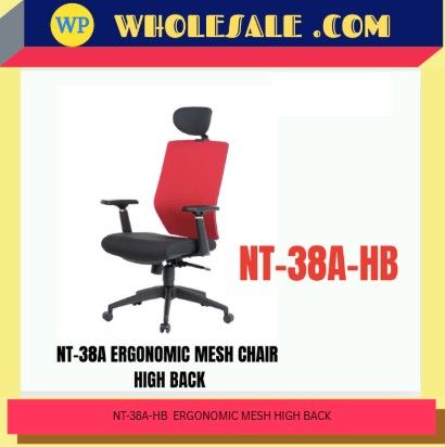 LT Executive Ergonomic High Back Mesh Chair NT-38A / PP BASE LEG / Executive / Ergonomic / Office Chair