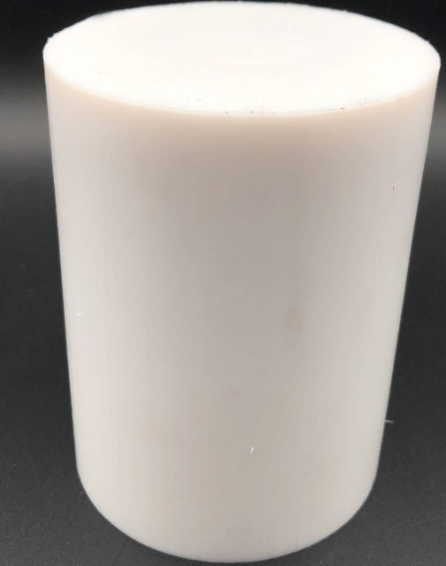 PTFE ROD WHITE COLOR ROUND BAR 245MM DIAMETER
