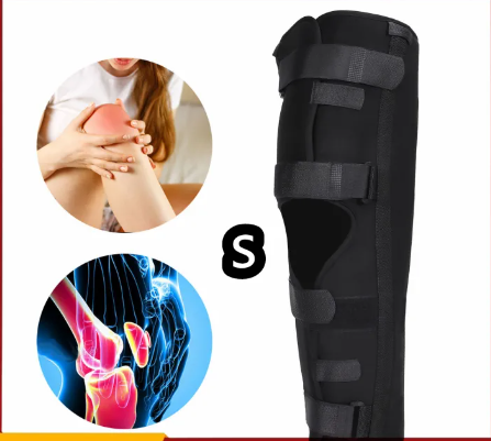 SAFETYWEAR KNEE IMMOBILIZER STRONG COMFORTABLE SUPPORT PRACTICAL KNEE SPLINT BRACE WITH FOUR ADJUSTABLE STRAPS S