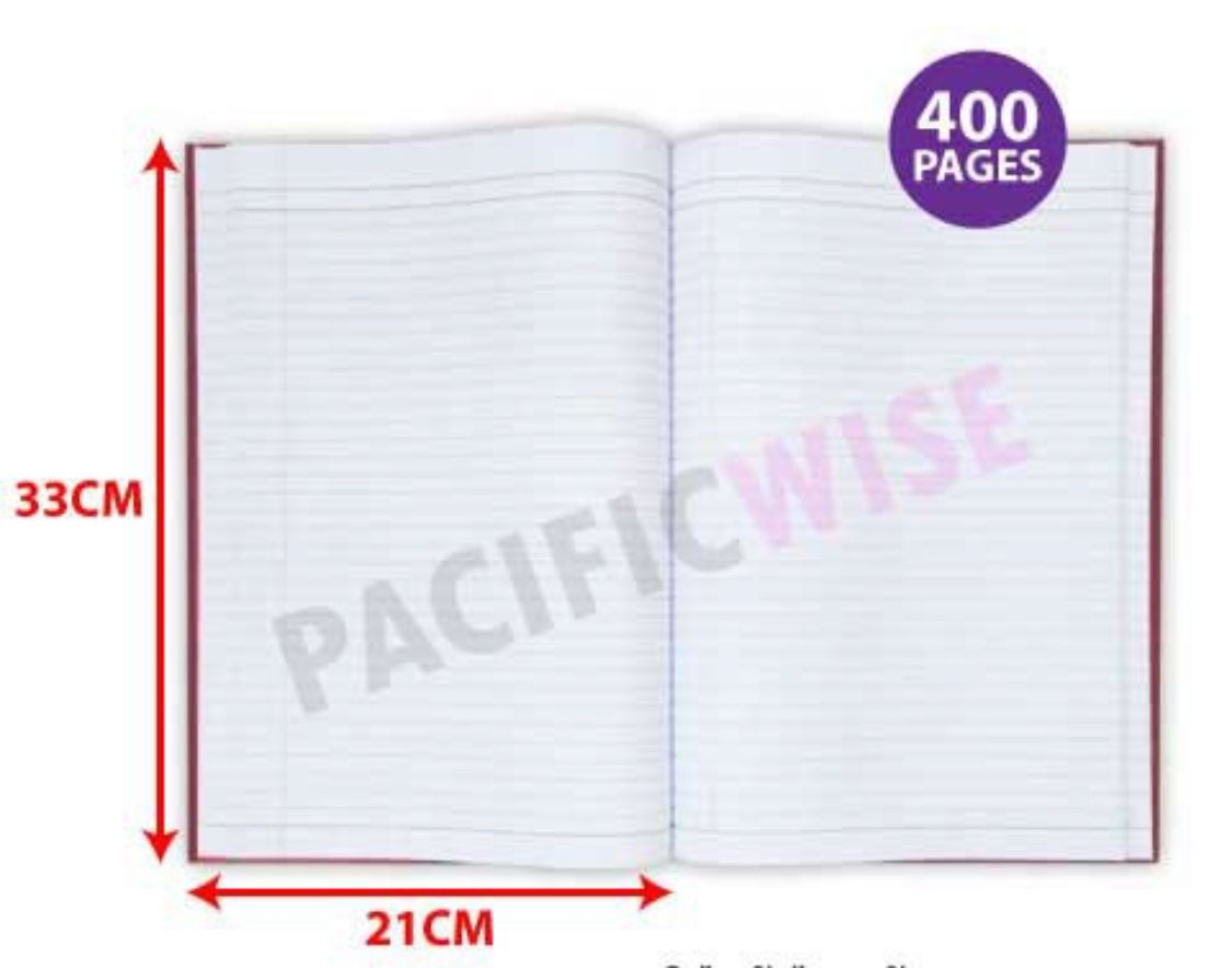Quality Hard Cover Foolscap 400 pg