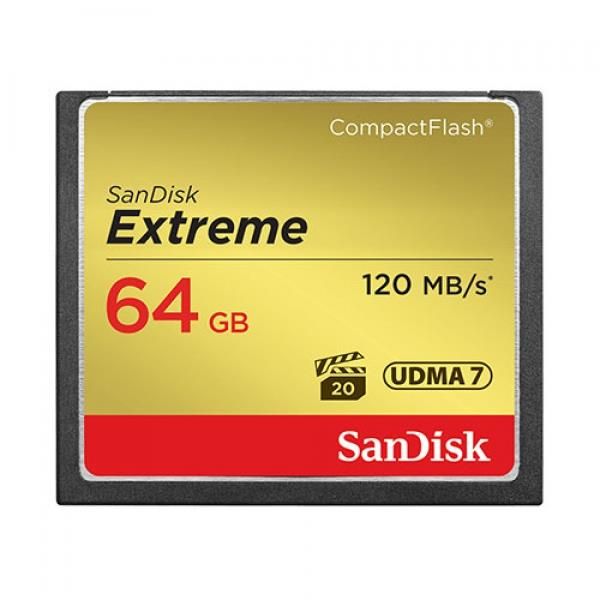 SanDisk Extreme Compact Flash Card 64gb
