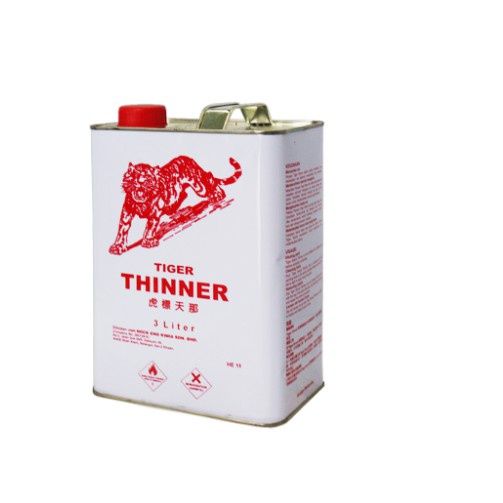 Tiger Brand Paint Thinner-3L(Grade 1 Quality).