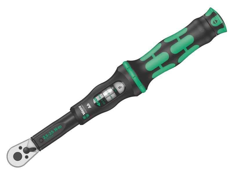 Wera *Wera 075605 1/4 in Hex Drive A6 Click Torque Wrench 2.5-25Nm