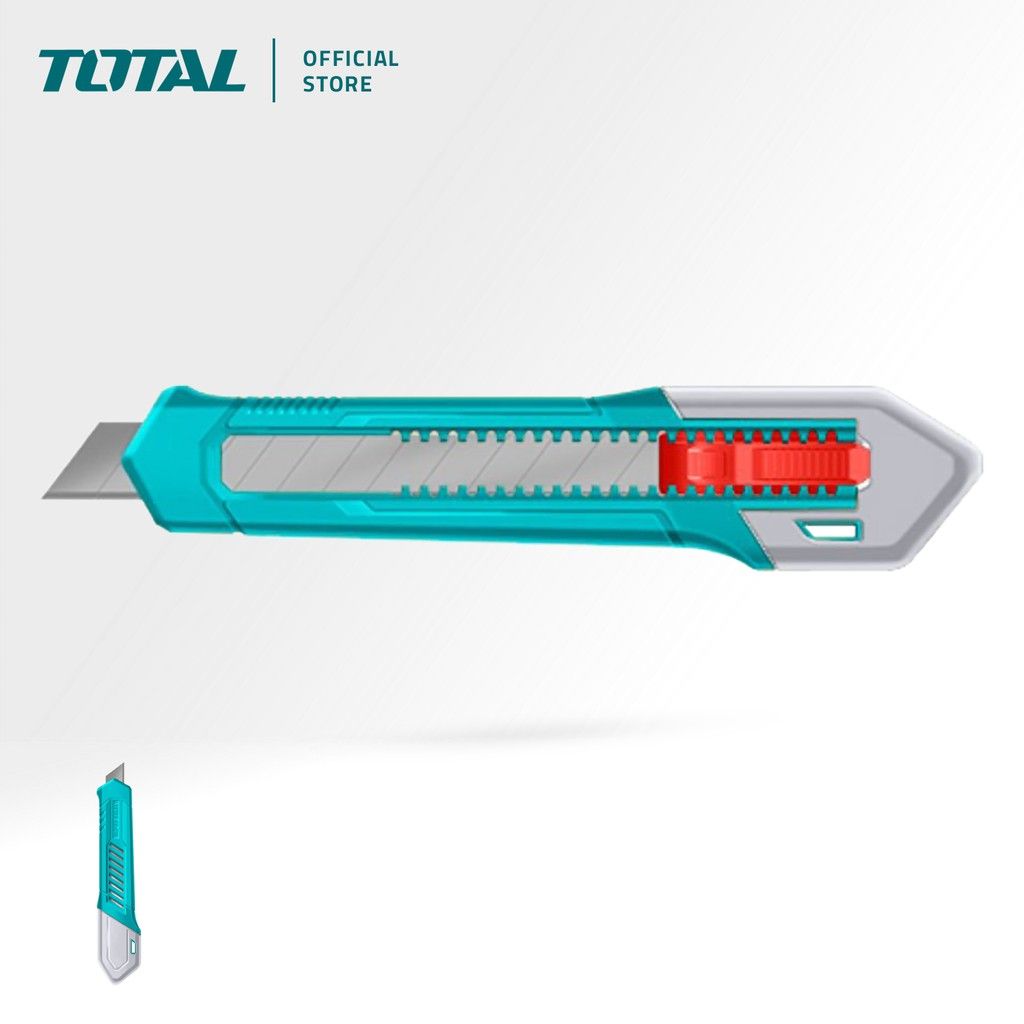 TOTAL SNAP-OFF BLADE KNIFE WITH PUSH LOCK BUTTON (152MM) THT51001