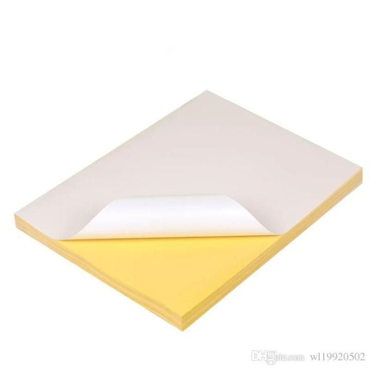 A4 Sticker Paper White 100sheets