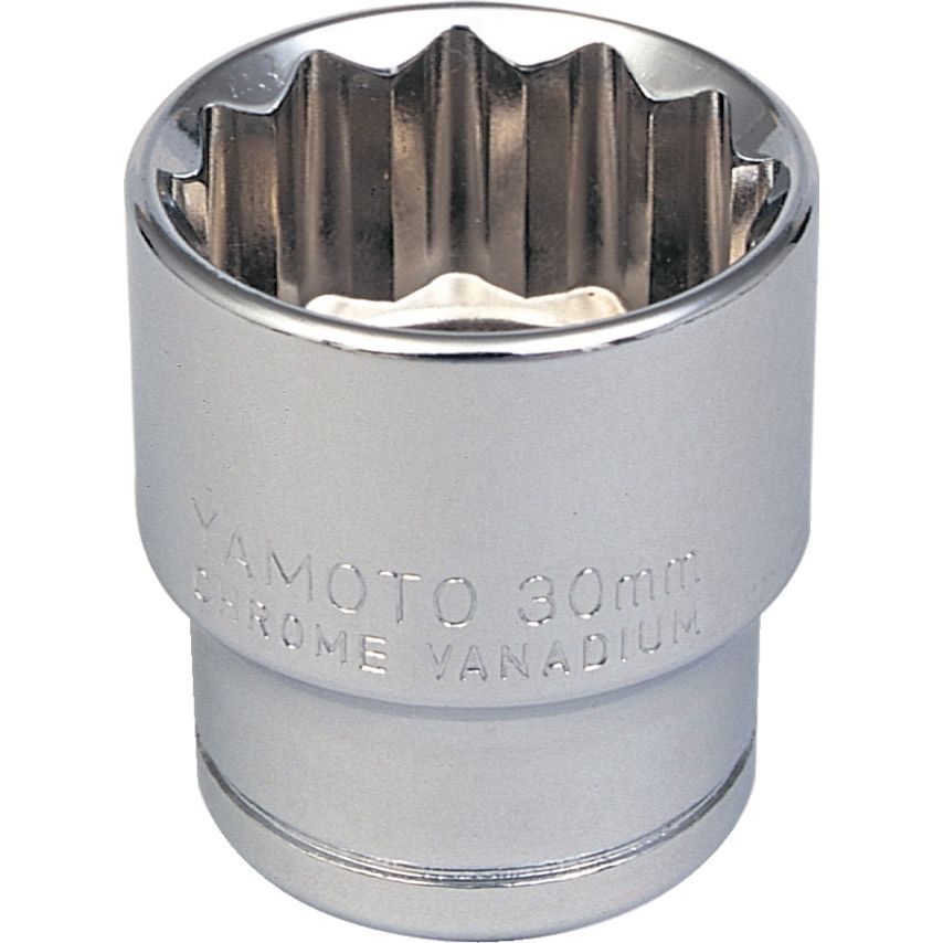 SNAPON *Yamoto SOCKET BI-HEXAGON 1/2" SQUARE DRIVE 26mm CHROME VANADIUM (12-POINT) YMT5827080K