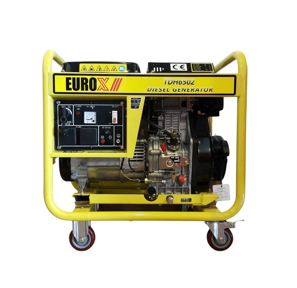 EuroX Europower TDH6502 Diesel Generator 5000W Heavy Duty