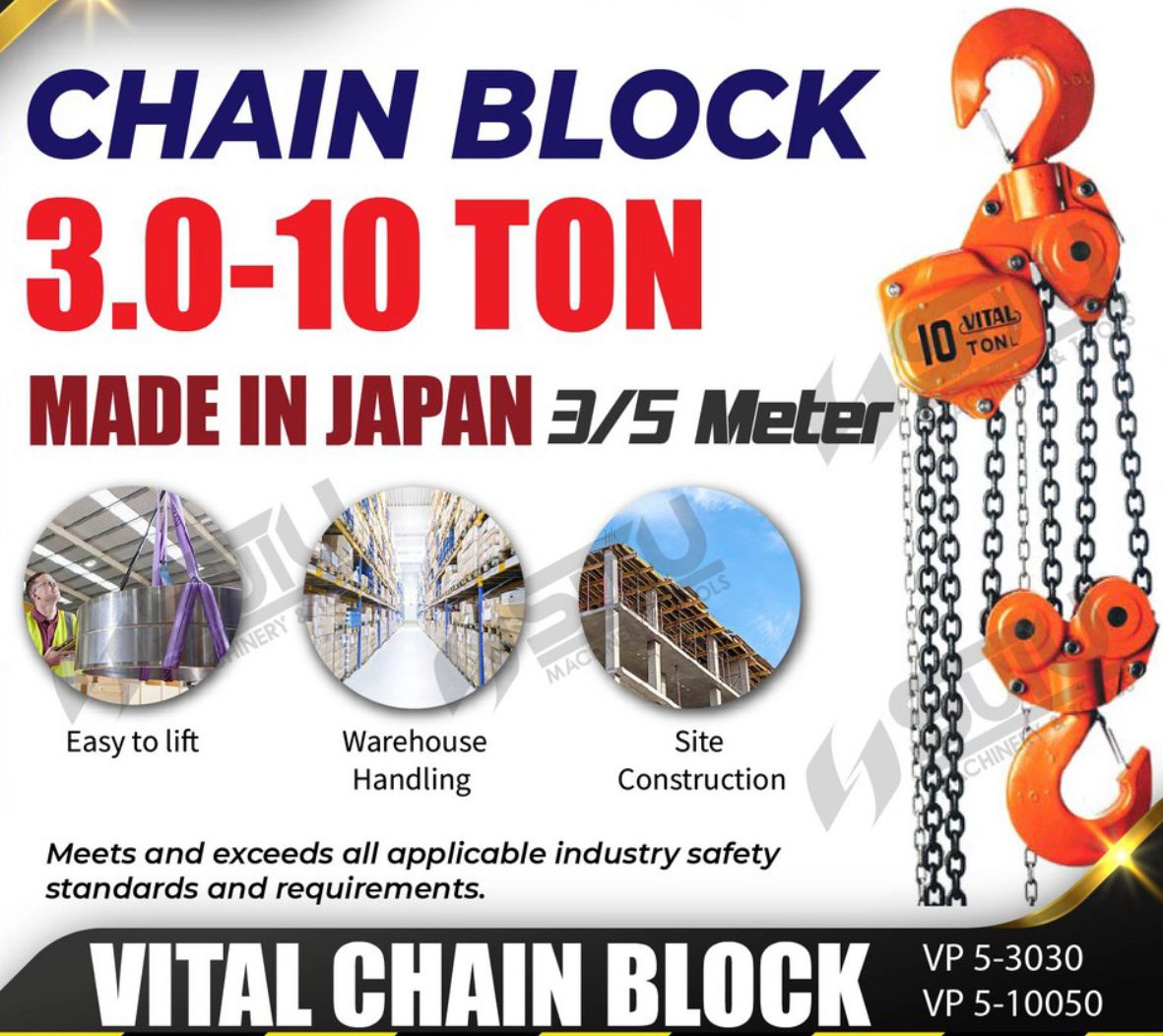 Vital chain block made in Japan
