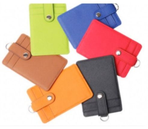 OEM *PU ID HOLDER WITH BUTTON C/W LANDYARD AND LOGO - 200PCS