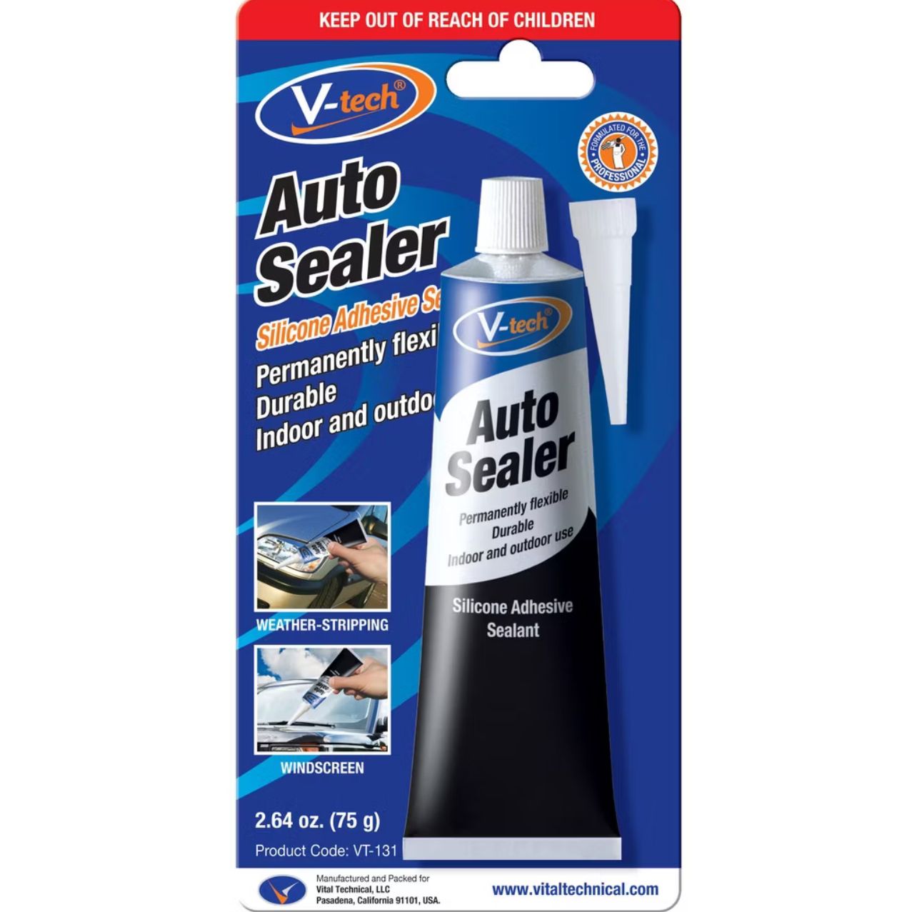 V-tech VT-131 Auto Sealer (75gm) (Black)