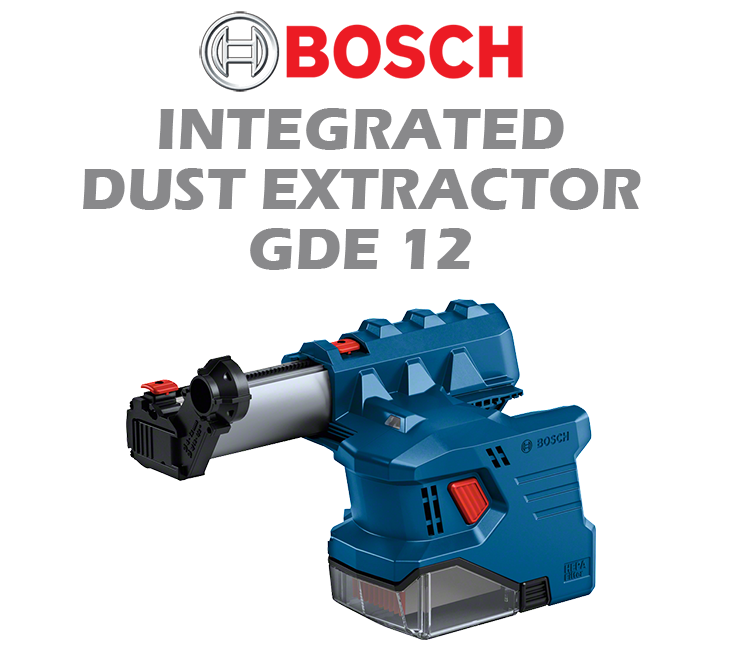 BOSCH INTEGRATED DUST EXTRACTOR GDE12