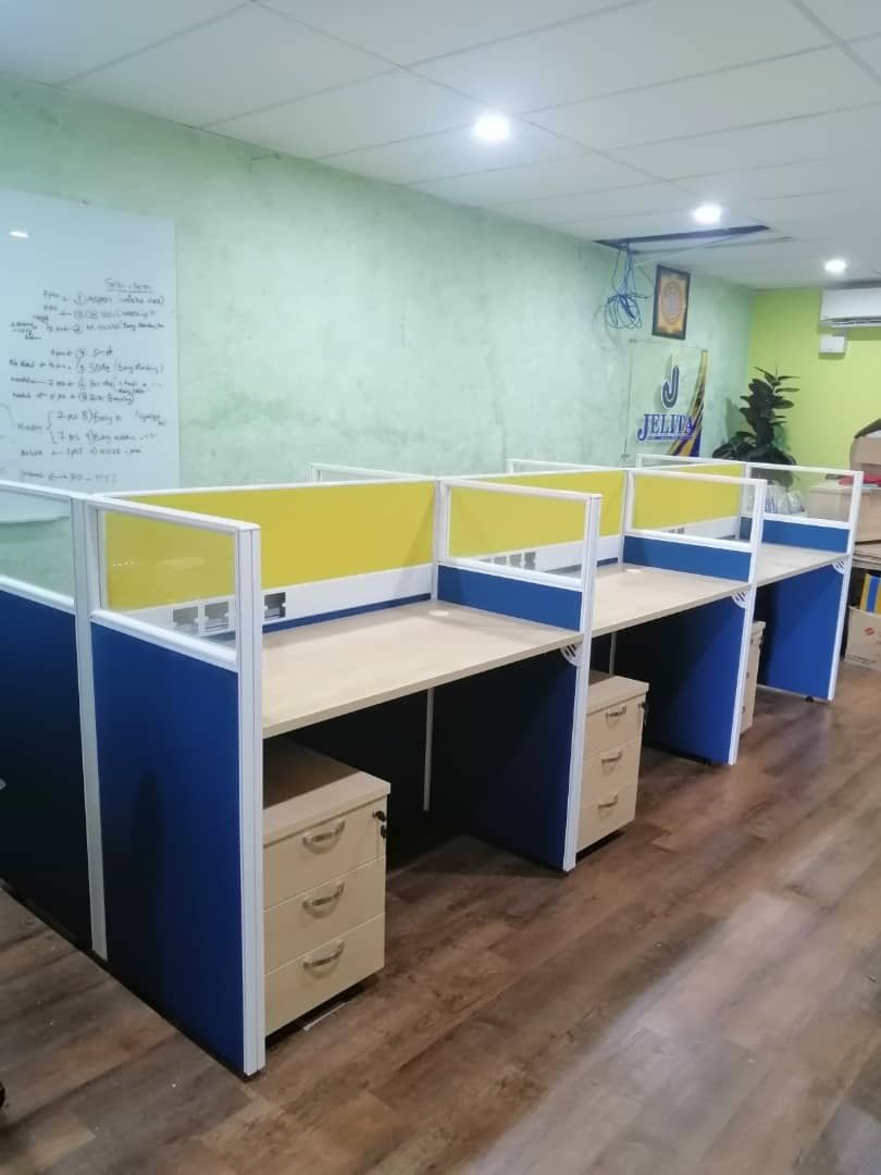 APEX@OFIS MODULAR CUBICLE OFFICE CONCEPT / SIZE: W1500MM X H1200MM FOR 4SEATER