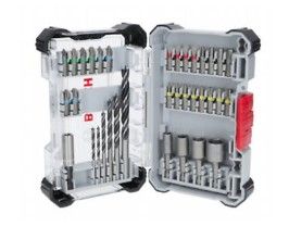BOSCH EXTRA HARD SCREWDRIVER BIT AND PRO WOOD DRILL BIT SET, 35 PCS (2607017730)