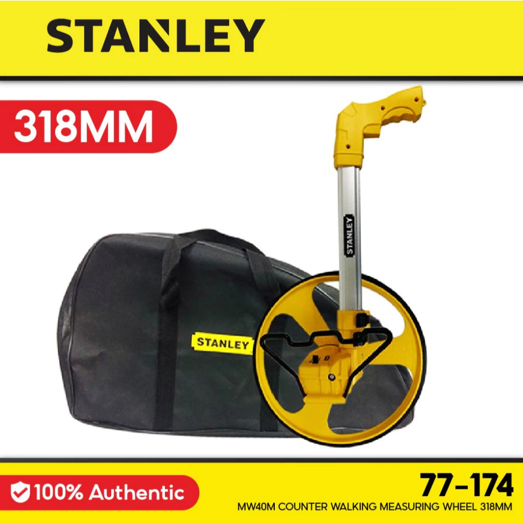 STANLEY 77-174 MW40M Counter Walking Measuring Wheel (318mm)