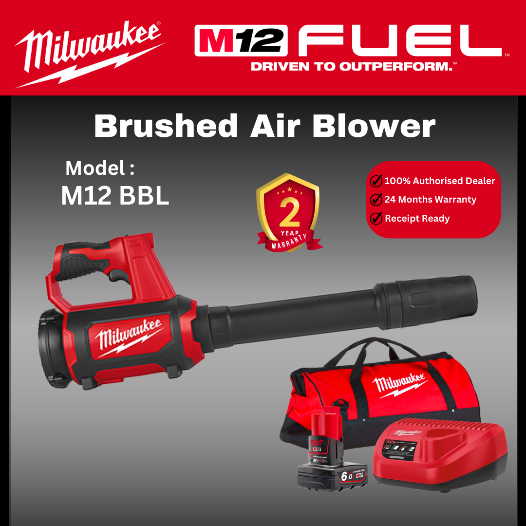 MILWAUKEE M12™ Brushed Blower / M12 BBL / BLOWER / Outdoor Power Equipment / MILWAUKEE SET / Milwaukee Blower