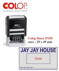 Colop Rubber Stamp Self Ink Colop P35D