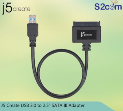 J5 Create USB 3.0 To 2.5" SATA III Adapter (JEE252)