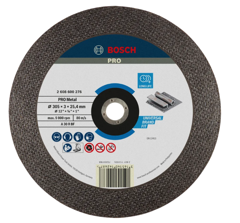 BOSCH PRO METAL CUTTING DISC (305 X 3 X 25.4 MM) (2608600276)