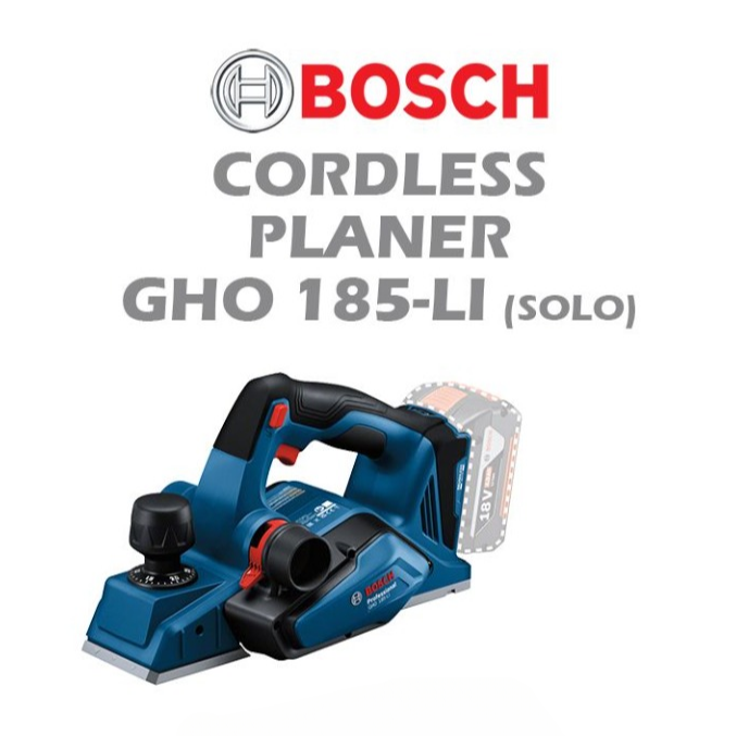 BOSCH CORDLESS PLANER GHO 185-LI (SOLO/SET)