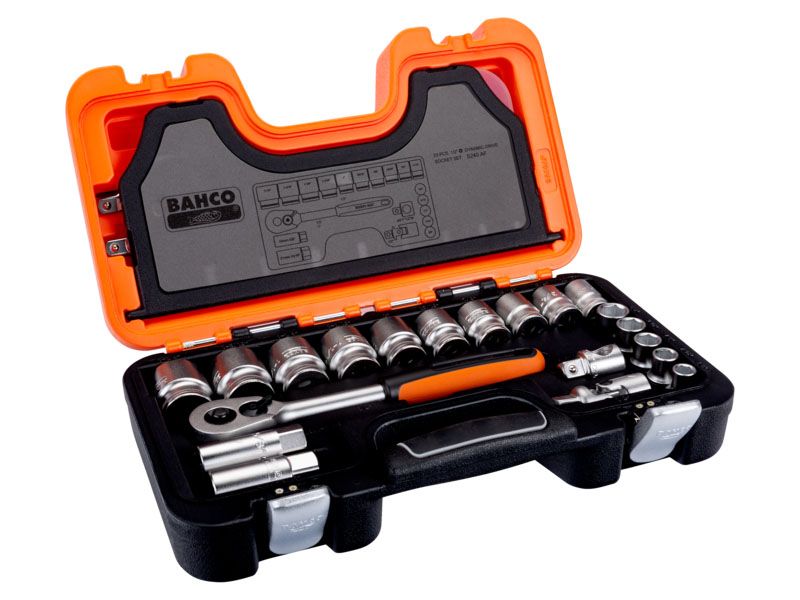 Bahco *Bahco S240AF 23 Piece Imperial Socket Set 1/2 Sq Drive