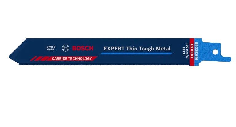 BOSCH EXPERT ‘THIN TOUGH METAL’ S 922 EHM RECIPROCATING SAW BLADE 1-PC (2608900360)