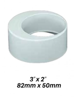 ATKC UPVC Fittings Bush Reducer 3" x 2" (82MMx50MM)
