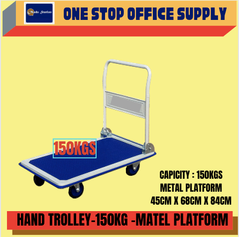 Trolley HAND TROLLEY -METAL PLATFORM - 150KG / TROLLEY / TROLY / HAND TROLLEY / 150KG /