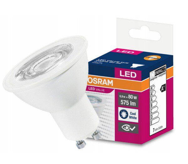 OSRAM *Osram LED Value PAR 16 GU10 LED Reflector Lamp 5 W, 6500K, Reflector shape - 4058075198739