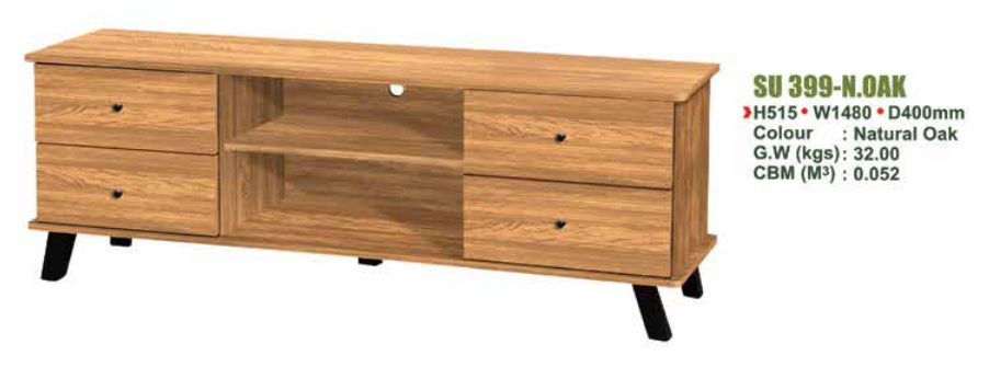 SU TV CABINET SU 399 - N.OAK/WN