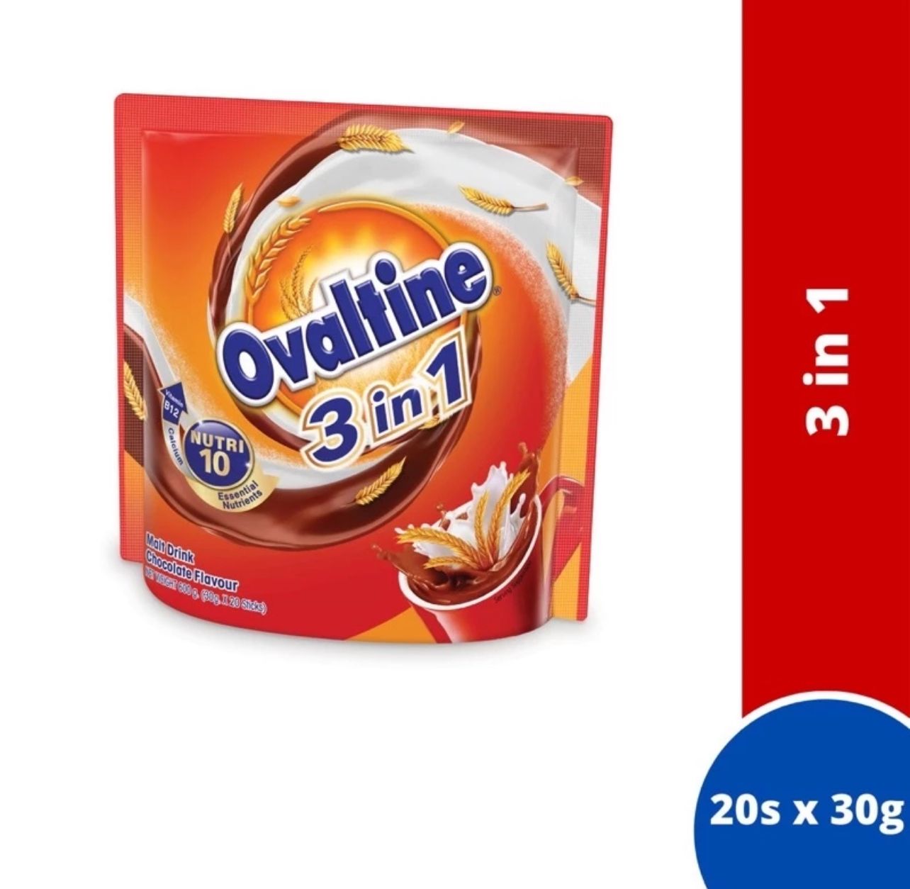 Ovaltine 3 In 1 Original Taste (20's x 30g)