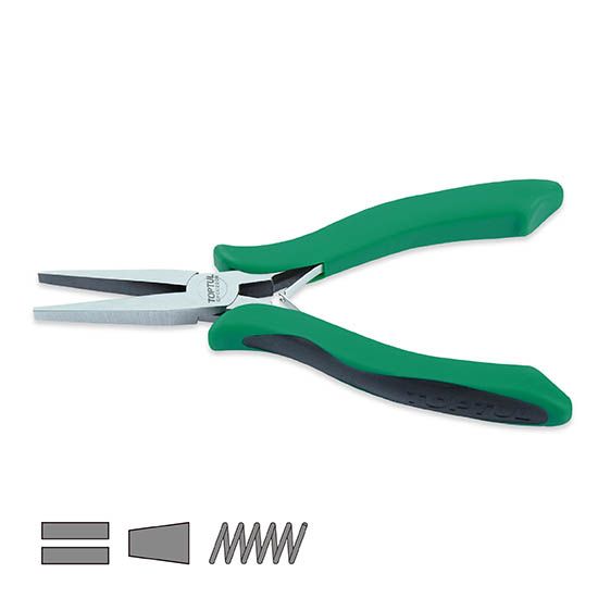 TOPTUL PRO-SERIES ELECTRONICS FLAT NOSE PLIERS DFCC2206