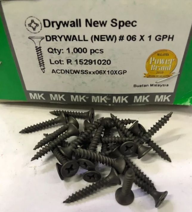 Drywall screw For Wood Various Size Ocha Drywall screw For Wood Various Size-Qty-1000/Bxs