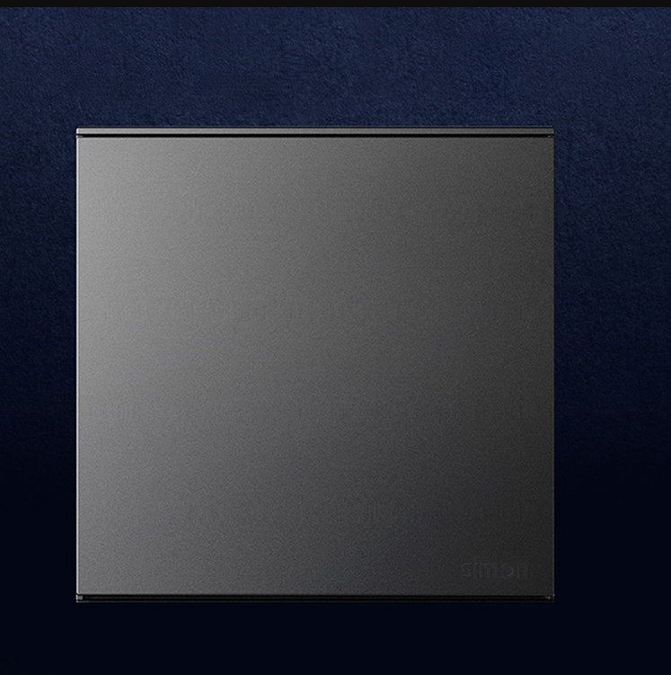 SIMON SWITCHES & SOCKET - E6 BLACK