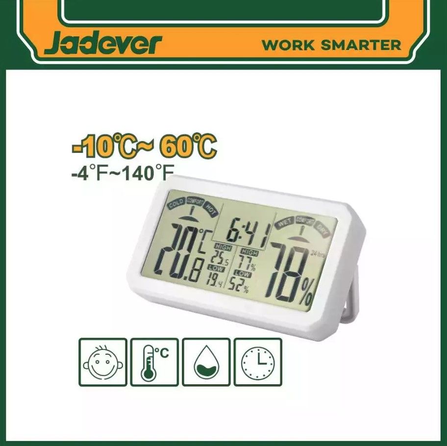 JADEVER DIGITAL HUMIDITY&TEMPERATURE METER JDTM1505