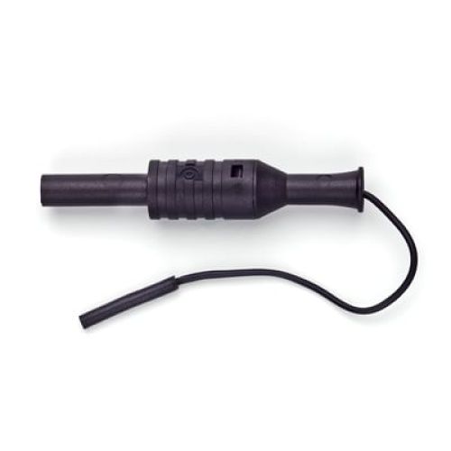 Fluke PATCH 72904-0 Clip Lead For Micro Smd Grabber - 0.8mm Female/2 Mm Female, (black)