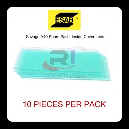 RIGHTWELL ESAB SAVAGE A40 WELDING HELMET (SWEDEN) AND LENSES