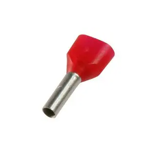 WEIDMULLER 9004410000 FERRULES,TWIN WIRE END,1.5MM2,CRIMP,RED