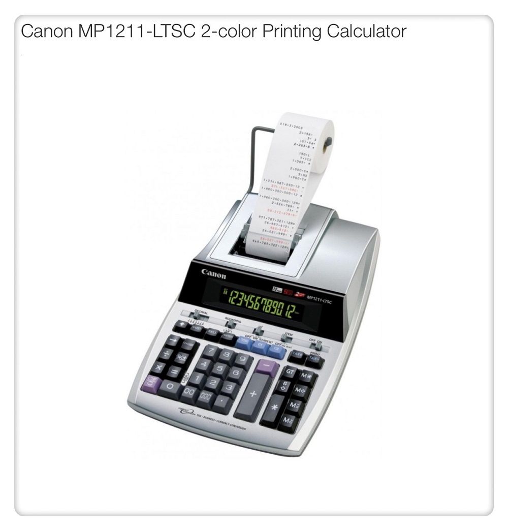 CANON MP1211 PRINTER CALCULATOR