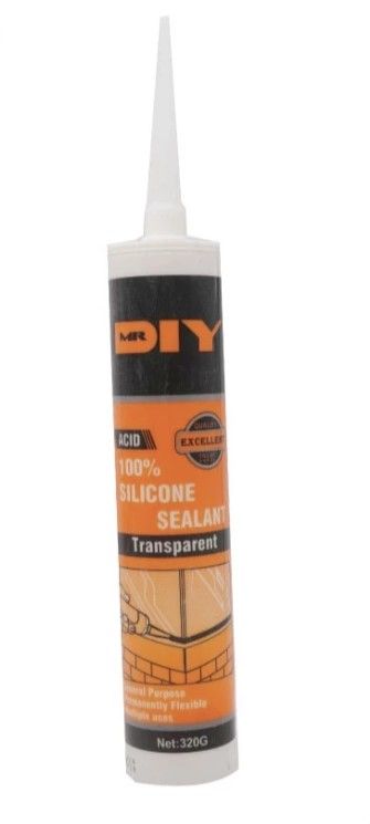 SILICONE SEALANT CLEAR TRANSPARENT (320G)
